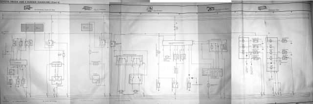 1985 Toyota Pickup Truck Hilux & 4Runner Wiring Diagram